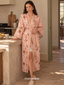 Amber Bloom Garden Robe