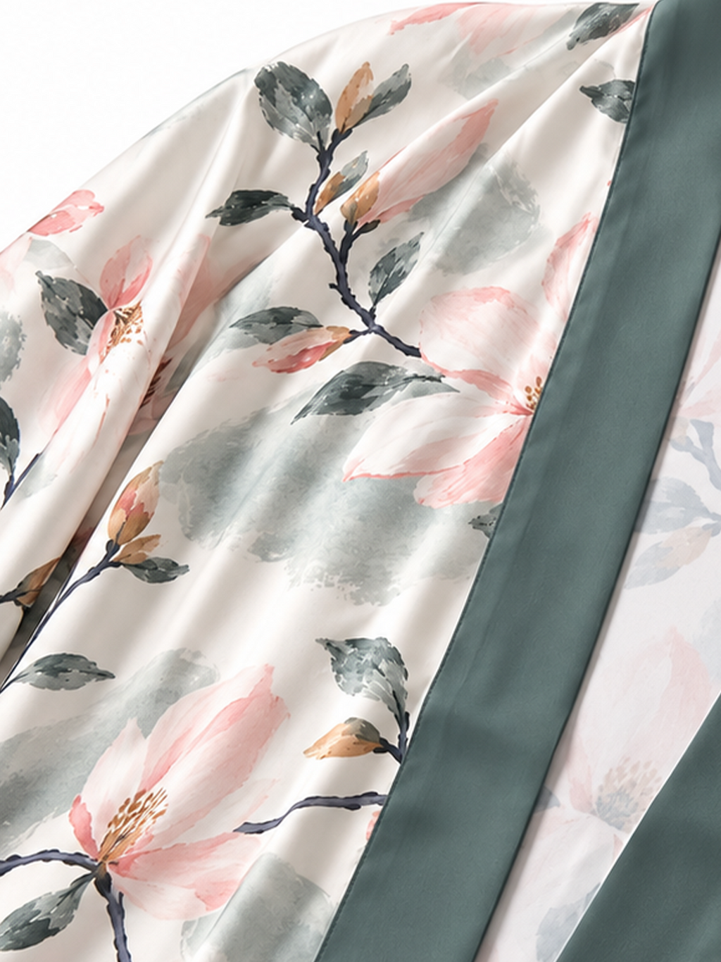 Sage Blossom Short Robe