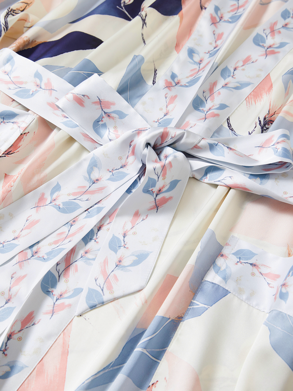 Morning Mist Fringe Robe