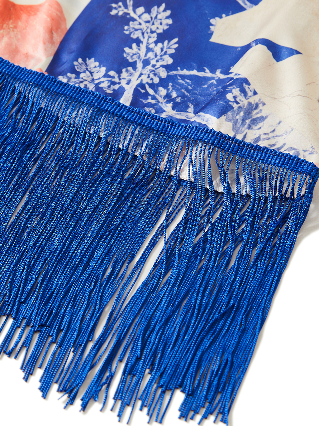 Porcelain Reverie Fringe Robe