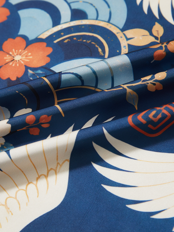 Moonlit Crane Robe