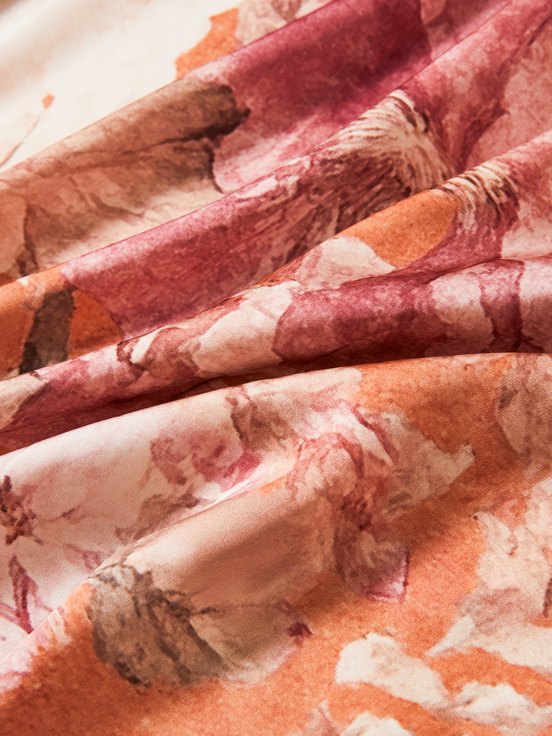 Coral Petal Garden Robe