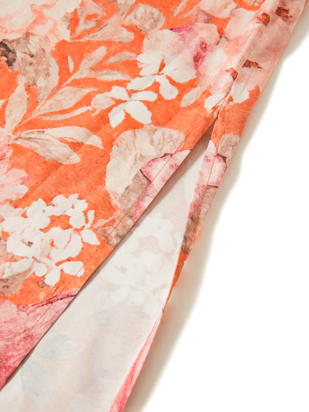 Coral Petal Garden Robe