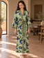 Moss Violet Garden Robe