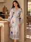 Morning Mist Fringe Robe