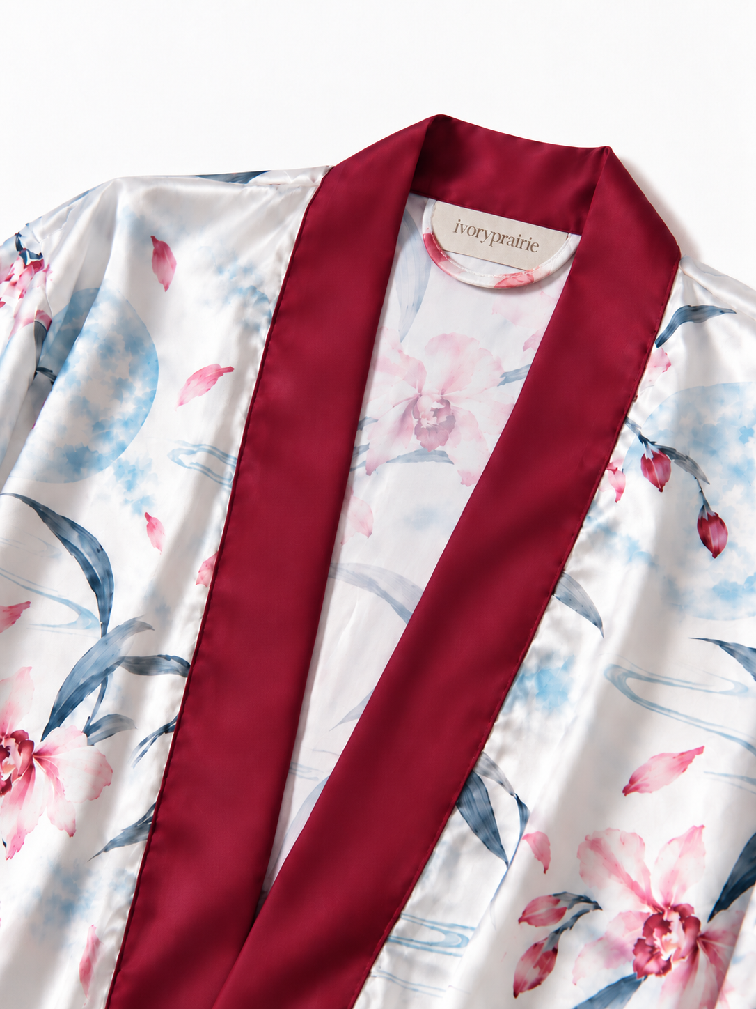 Crimson Orchid Short Robe