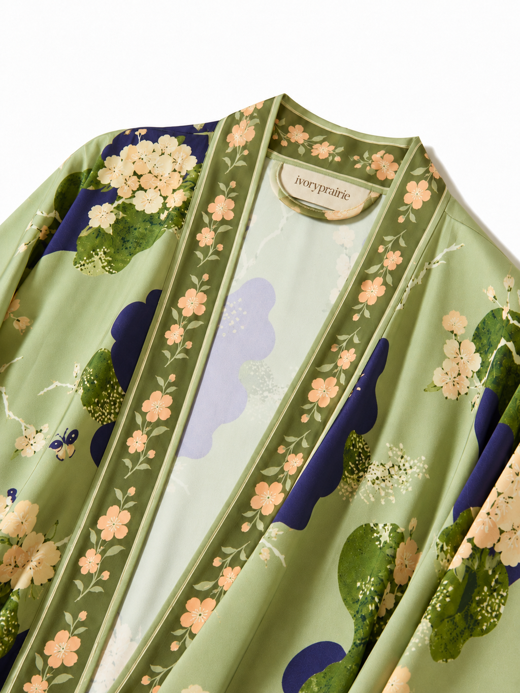 Moss Violet Garden Robe