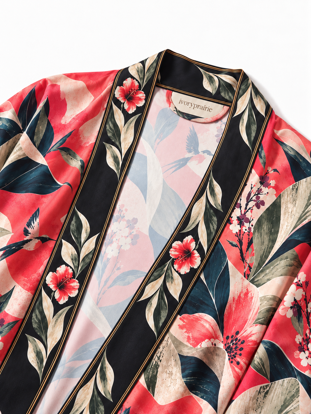 Coral Secret Garden Robe