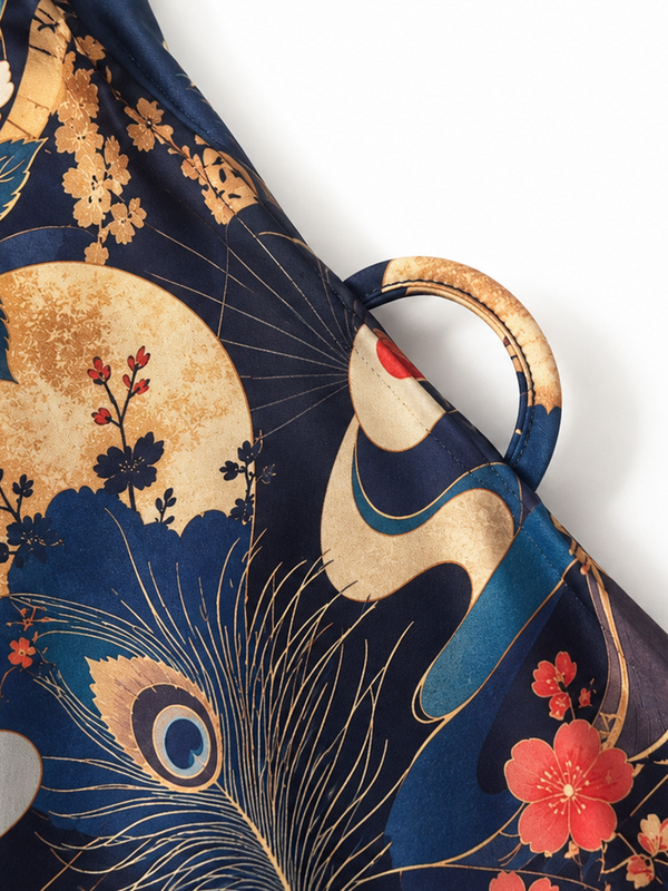 Moonlit Blossom Garden Robe