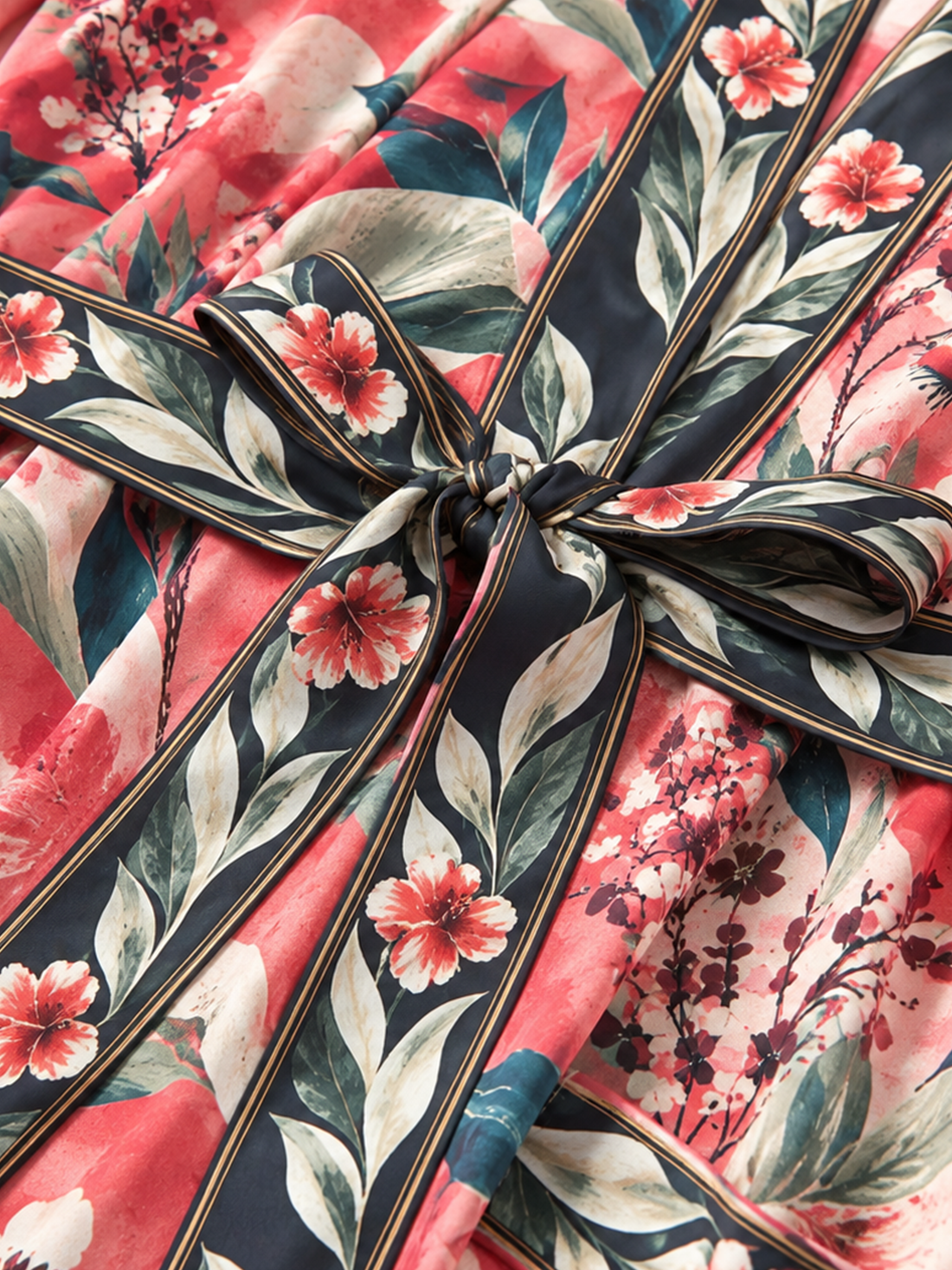 Coral Secret Garden Robe