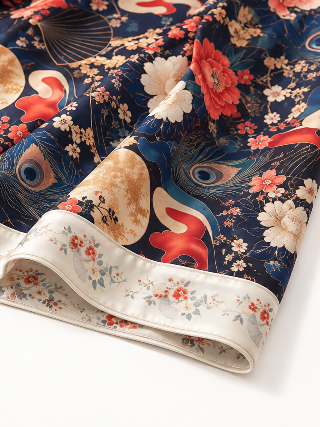 Moonlit Blossom Garden Robe