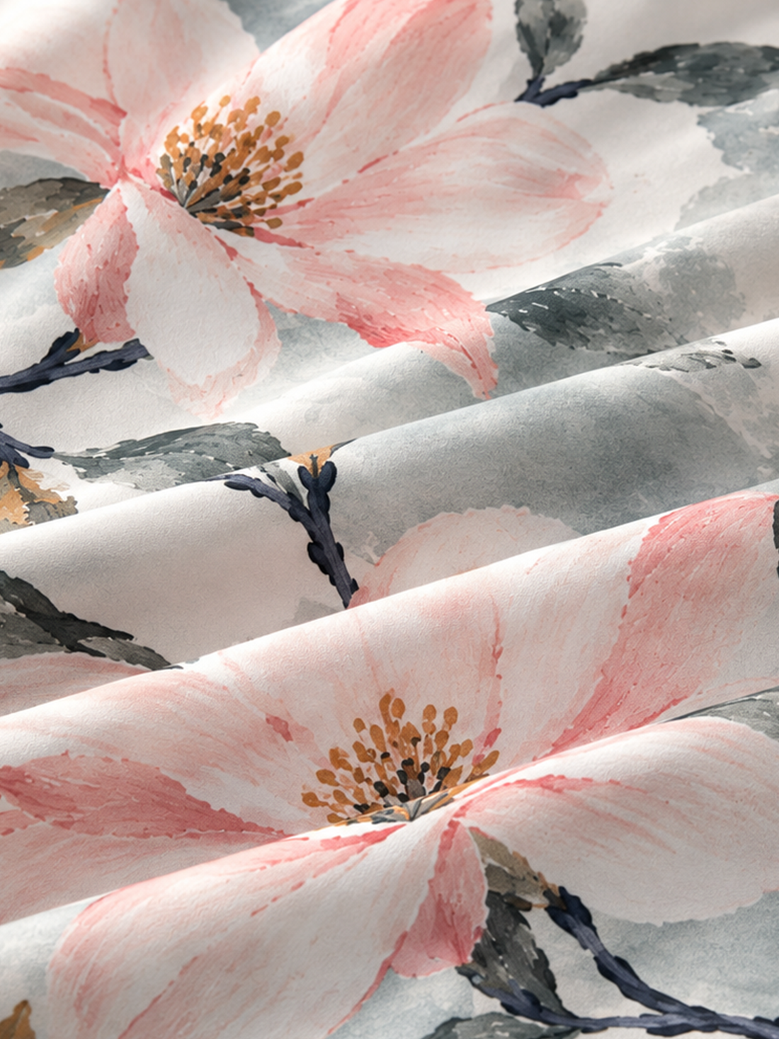 Sage Blossom Short Robe