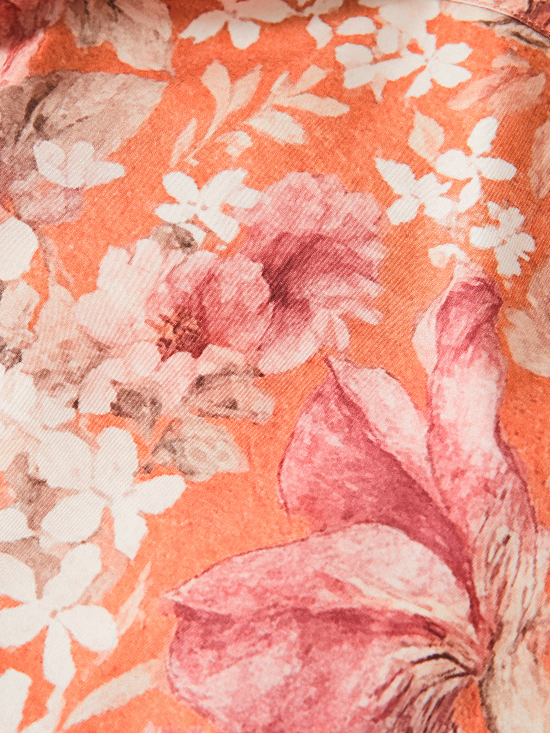 Coral Petal Garden Robe