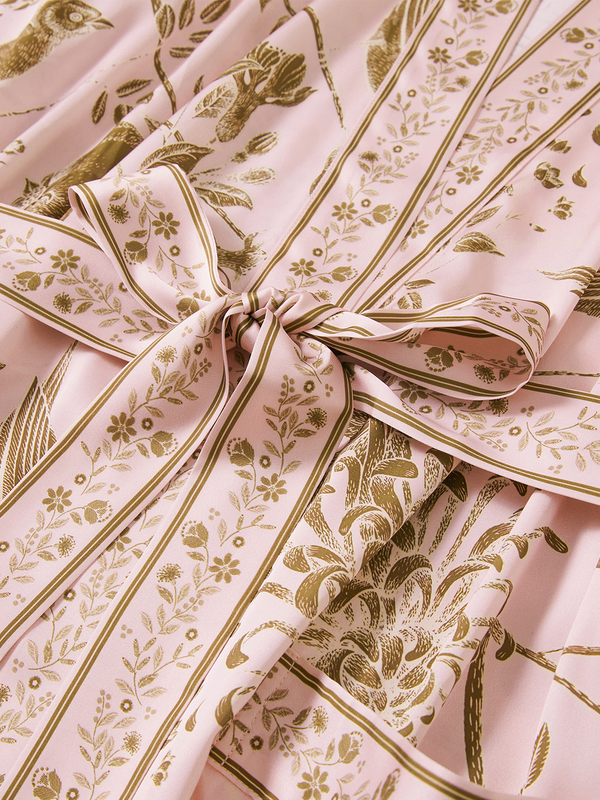 Amber Bloom Garden Robe