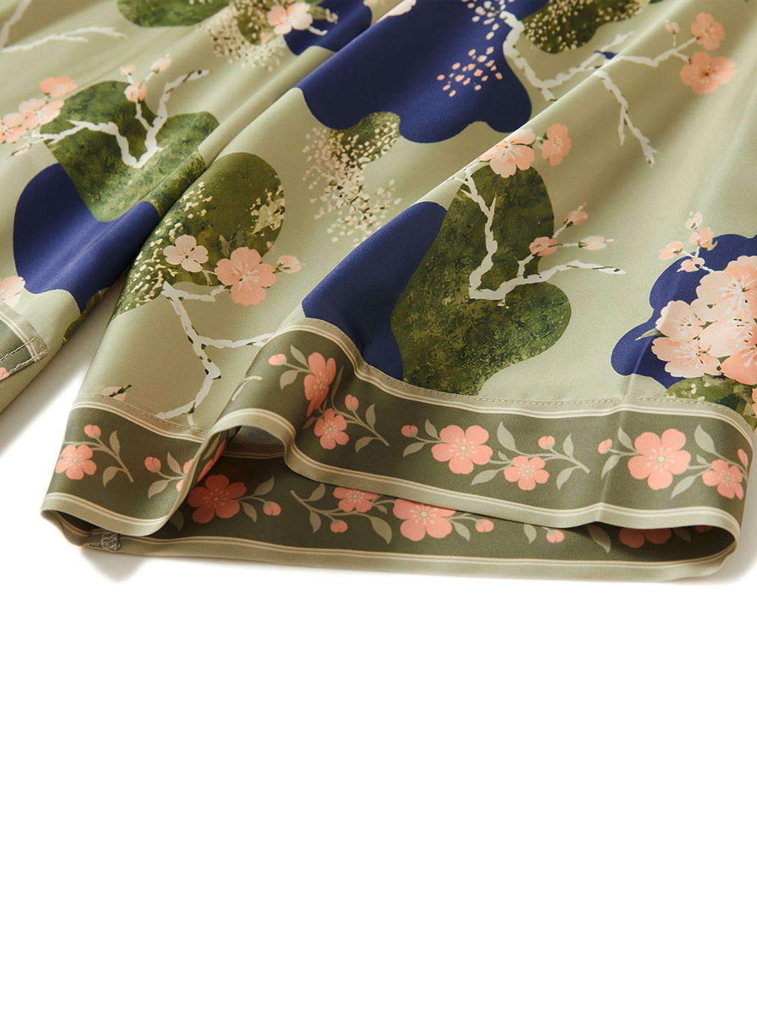 Moss Violet Garden Robe